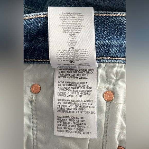 MOTHER Petite Lil' Insider Flood in Over The Top Wash Size 30P Inseam 27” NWT - Picture 11 of 13